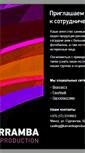 Mobile Screenshot of karrambaproduction.com